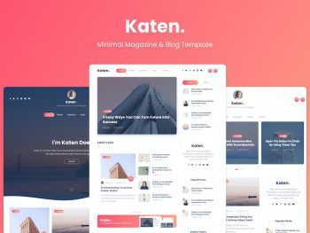 Katen - Minimal Blog & Magazine HTML Template Yazı Tipi