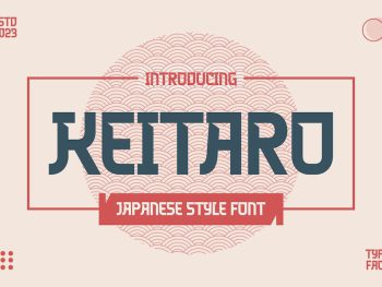 Keitaro - Japanese Font Style Yazı Tipi