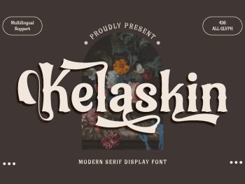 Kelaskin – Classic Serif font Yazı Tipi