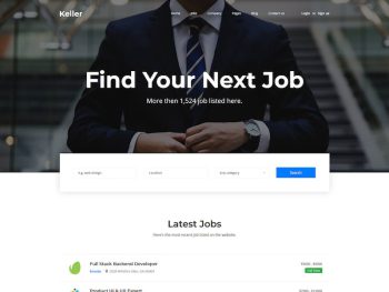 Keller - Job Board HTML Template Yazı Tipi