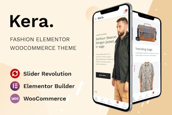 Kera - Fashion Elementor WooCommerce Theme WordPress Teması