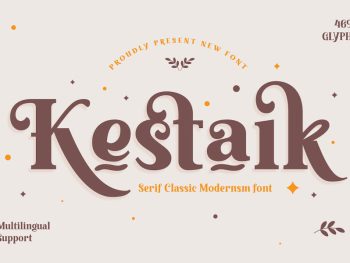 Kestaik – Classic Serif font Yazı Tipi