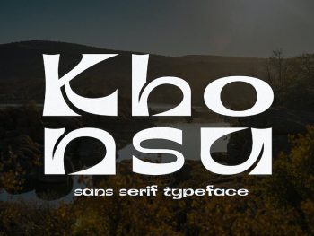 Khonsu - Modern Sans Serif Yazı Tipi