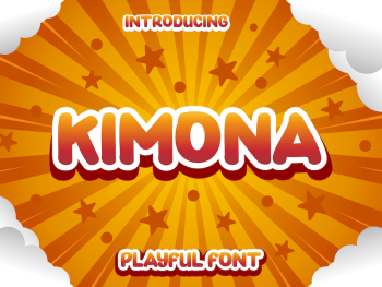 Kimona Playful Font Yazı Tipi