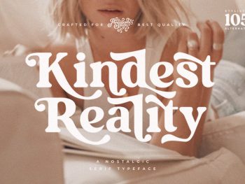 Kindest Reality | A Nostalgic Serif Yazı Tipi