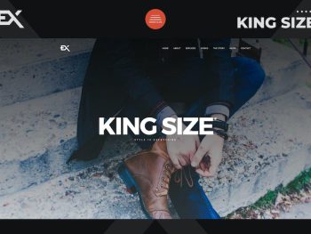 King Size - Creative Portfolio Template Yazı Tipi