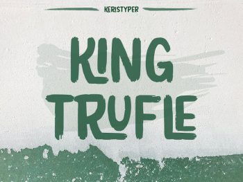 King Trufle Font Yazı Tipi