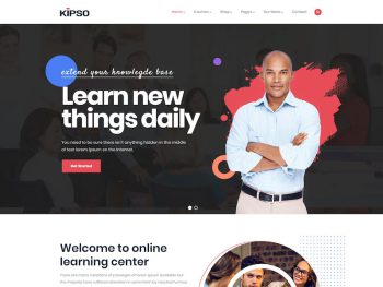 Kipso - Education LMS WordPress Teması