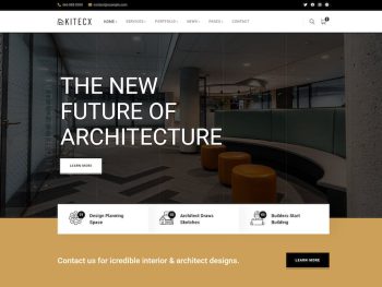 Kitecx - Architecture & Interior WordPress Teması