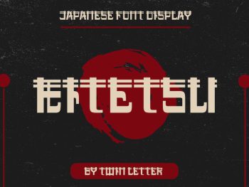 Kitetsu Faux Japanese Font Yazı Tipi