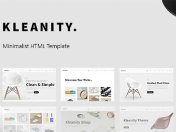 Kleanity - Minimalist HTML Template / Creative Por Yazı Tipi