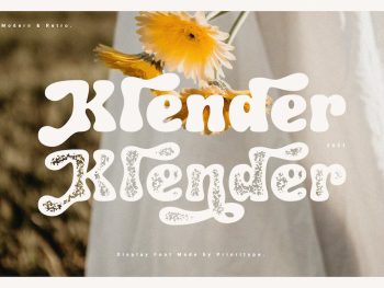 Klender - Modern & Retro Font Yazı Tipi