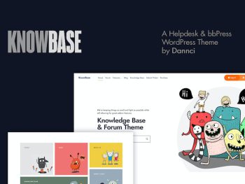 KnowBase - A Helpdesk & bbPress WordPress Teması