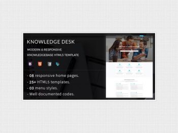 Knowledge Desk - Ultimate Knowledgebase Template Yazı Tipi
