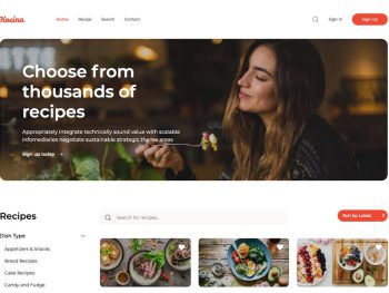 Kocina - Cooking Recipes HTML5 Responsive Template Yazı Tipi