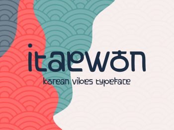 Korean Modern Font Yazı Tipi