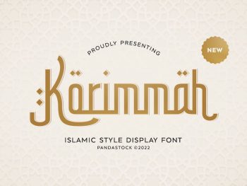 Korimmah - Arabic Style Typeface Yazı Tipi