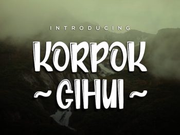 Korpok Cihui Font Yazı Tipi