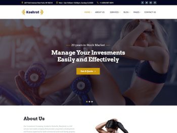 Koshrot - Gym Fitness HTML Template with Page Buil Yazı Tipi