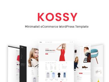 Kossy - Minimalist eCommerce WordPress Teması