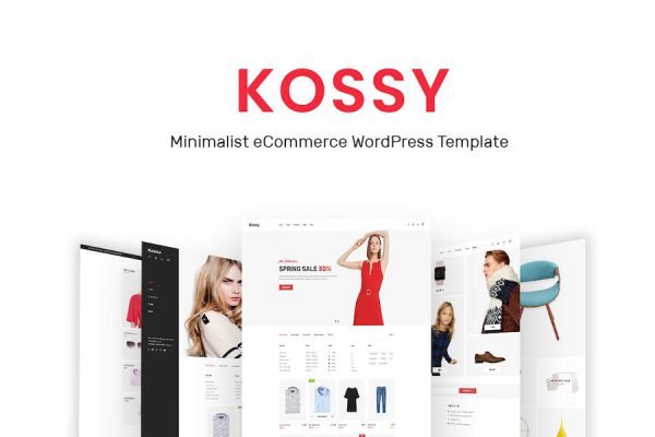Kossy - Minimalist eCommerce WordPress Teması