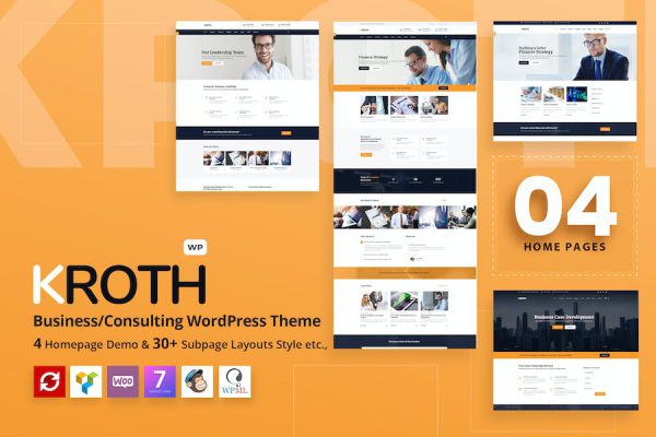 Kroth - Business/Consulting WordPress Teması