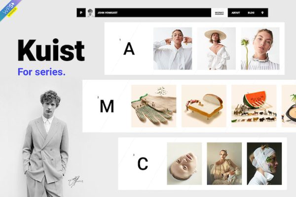 Kuist - Portfolio for Series WordPress Teması