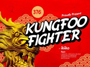 Kungfoo Fighter Typeface Yazı Tipi