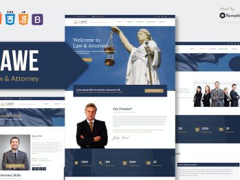 LAWE - Lawyer and Attorney HTML Template RS Yazı Tipi