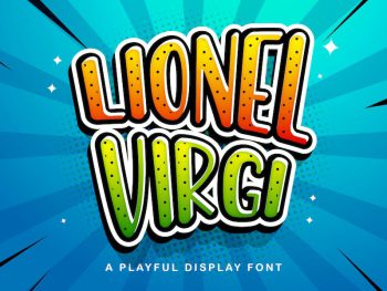 LIONEL VIRGI - Playful Display Font Yazı Tipi