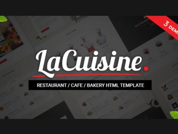 LaCuisine - Restaurant HTML Theme Yazı Tipi