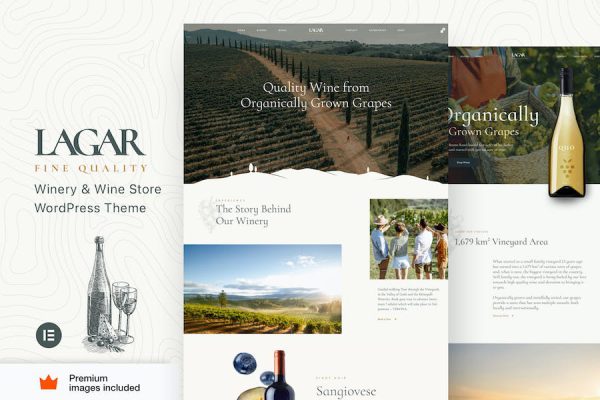 Lagar - Winery Wine WooCommerce and Elementor Pro WordPress Teması