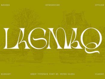 Lagmaq Unique Serif Font Yazı Tipi