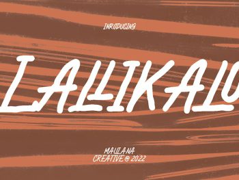 Lallikalo Handwritten Font Yazı Tipi