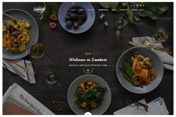 Lambert - Restaurant / Cafe / Pub WordPress Teması