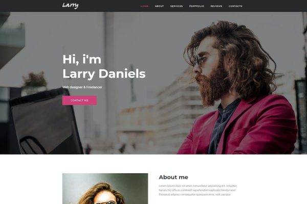 Larry. - Personal WordPress Teması