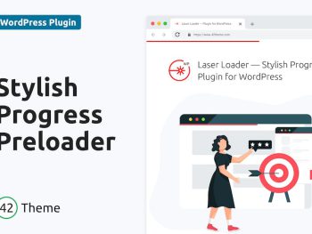 Laser Loader — Stylish Progress Bar Preloader WordPress Eklentisi