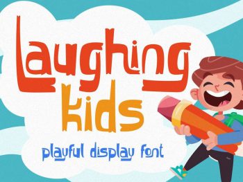 Laughing Kids - Playful Display Font Yazı Tipi