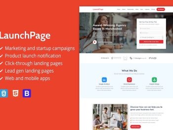 LaunchPage - Premium HTML Landing Page Template Yazı Tipi