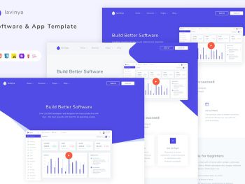 Lavinya - Software and App Template Yazı Tipi