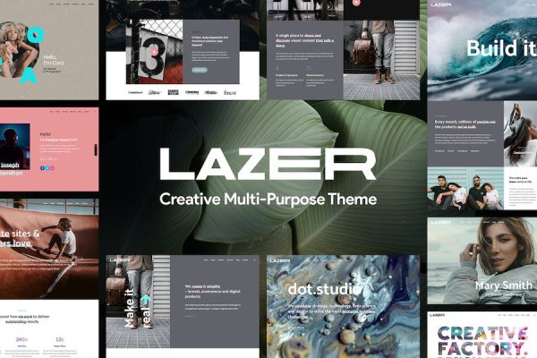 Lazer - Creative Multi-Purpose WordPress Teması