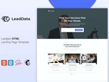 LeadData - Lead Generation HTML Landing Page Yazı Tipi
