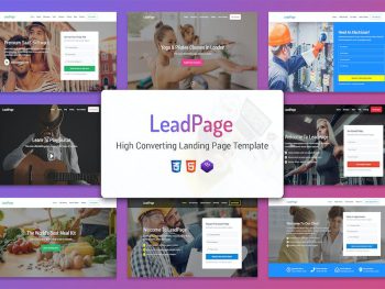 LeadPage - Marketing HTML Landing Page Yazı Tipi