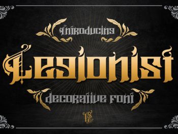 Legionist - Decorative font Yazı Tipi