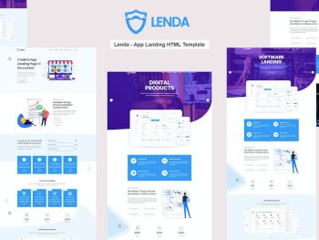 Lenda – App Landing HTML Template Yazı Tipi