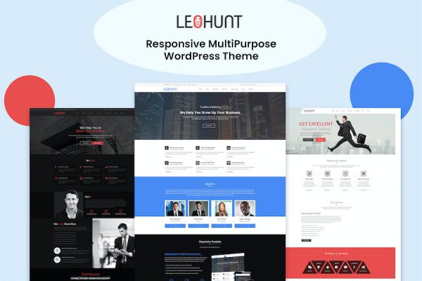 LeoHunt - Responsive MultiPurpose WordPress Teması