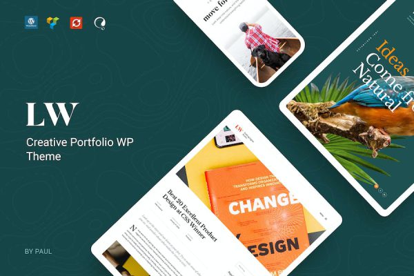 Lewis - Creative Portfolio WordPress Teması