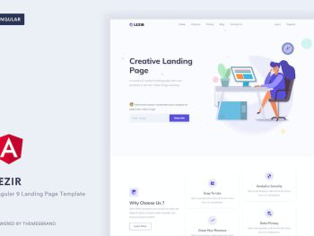 Lezir - Angular 9 Landing Page Template Yazı Tipi