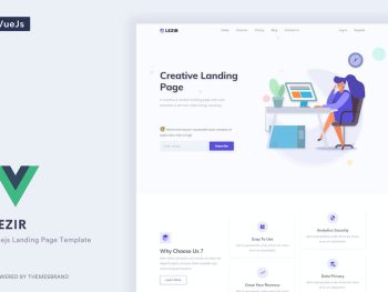 Lezir - Vuejs Landing Page Template Yazı Tipi