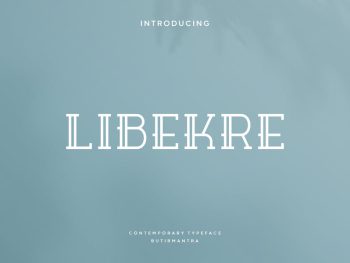 Libekre - Serif Font Yazı Tipi